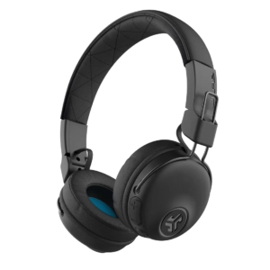 JLab Studio Bluetooth Wireless On-Ear Headphones | 30+ Hour Bluetooth 5 Playtime | EQ3 Sound | Ultra-Plush Faux Leather & Cloud Foam Cushions | Track and Volume Controls | Black