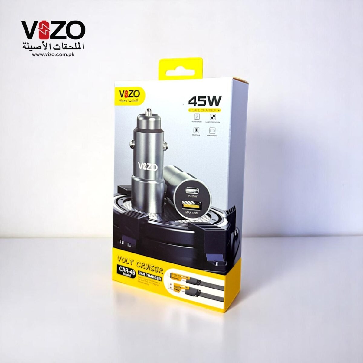Vizo 45W Car Charger - Image 2