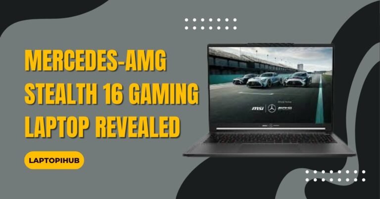 Mercedes-AMG Stealth 16 Gaming Laptop Revealed