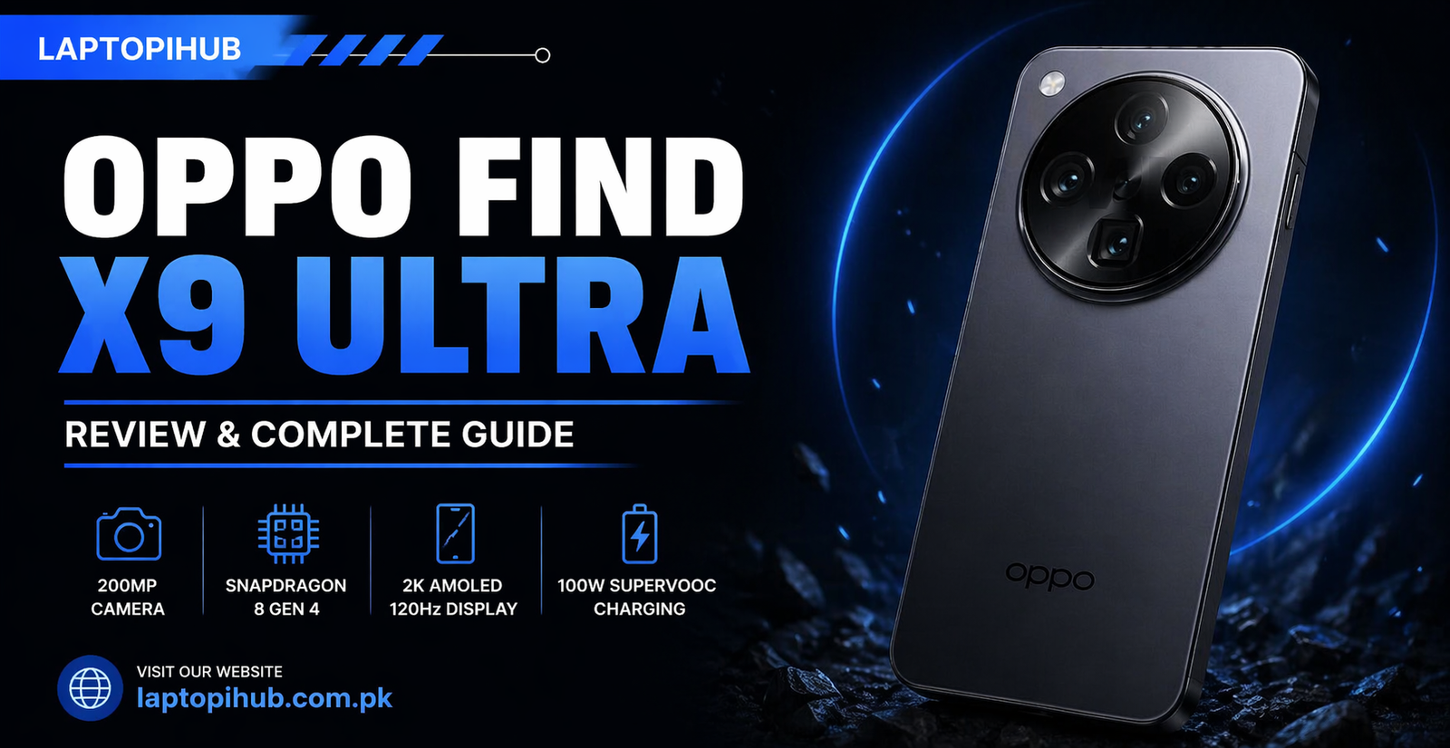 Oppo Find X9 Ultra features premium design, powerful performance, and advanced cameras in a flagship smartphone experience.