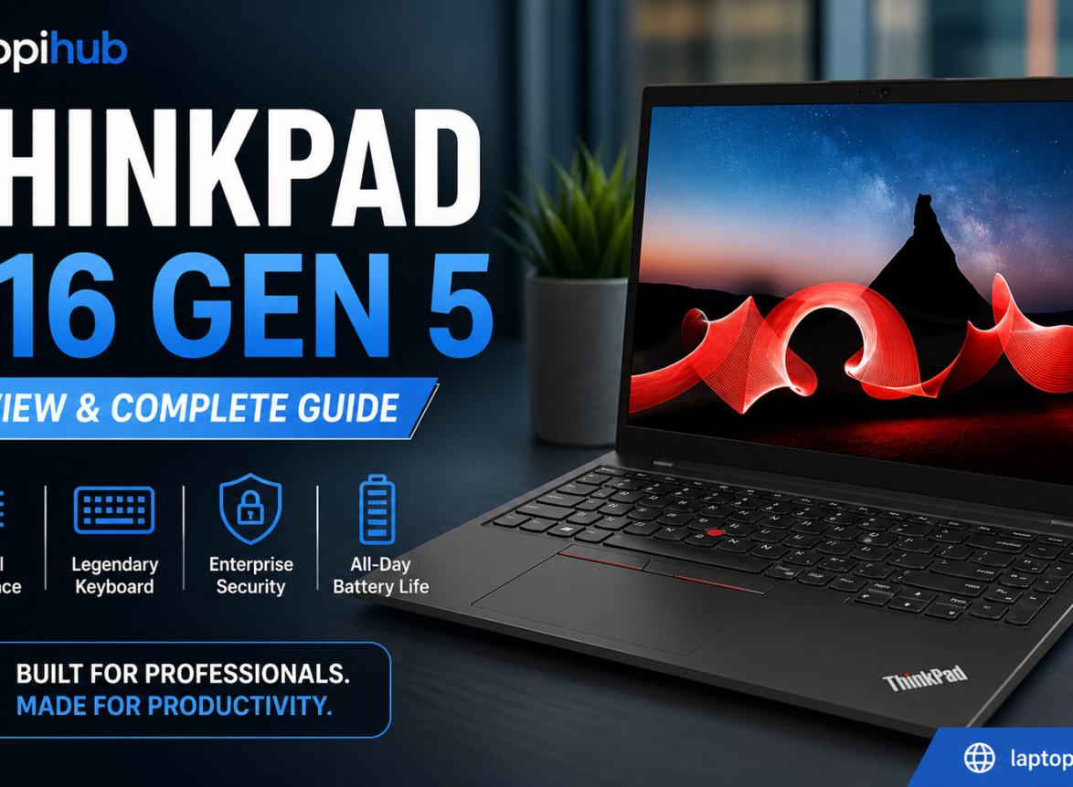 ThinkPad T16 Gen 5 review with performance, battery, display, keyboard, and buying guide for professionals and students.