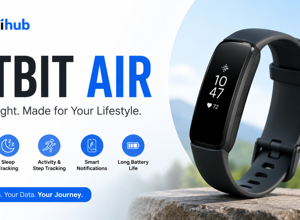 Discover Fitbit Air features, battery life, fitness tracking, health tools, and performance in this complete guide and review.